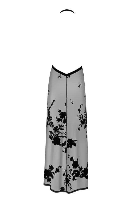 Robe dos nu à imprimé floral.