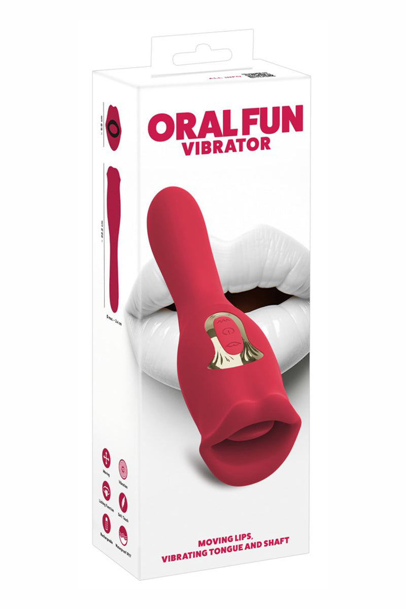 Vibromasseur réversible Oral Fun de la marque You2toys pour un plaisir oral, vaginal ou anal disponible à un prix abordable chez LollyDoll pour encore plus de sensations fortes