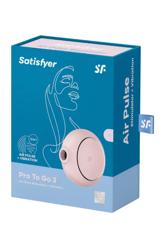 Satisfyer Pro To Go 3 dans son emballage.