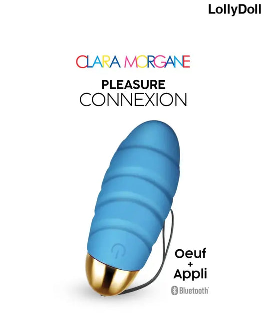 Pleasure connexion bleu - Oeuf vibrant - Clara Morgane - Oeuf vibrant disponible chez LollyDoll, pas cher