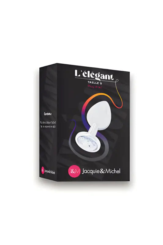 Boitier avec Plug bijou L'élégant m - Jacquie et Michel dans son emballage
