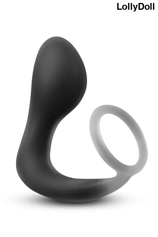 Anneau en silicone noir.