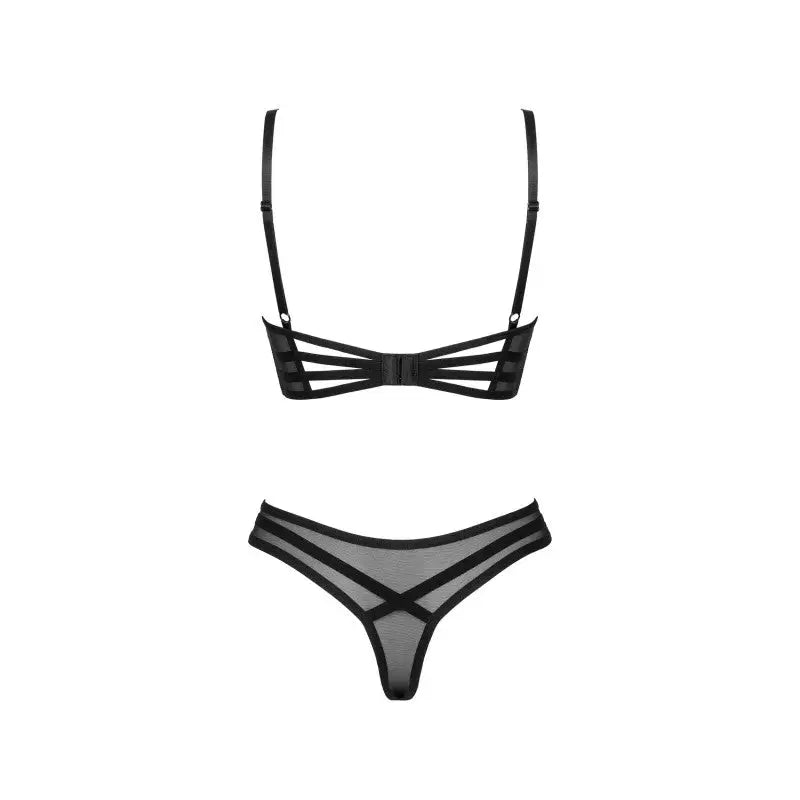 Roxelia ensemble 2 pièces - Noir à lacets disponible chez lollyDoll