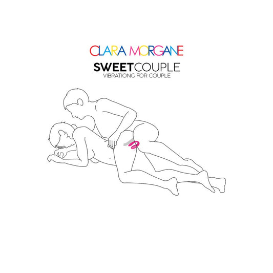 SWEET COUPLE - VIOLET (boite jaune) - Clara Morgane - Vibromasseur pour couple, pas cher disponible chez LollyDoll