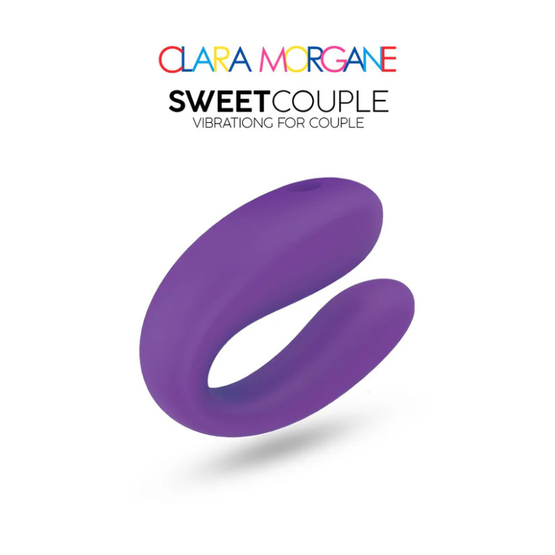 Vibromasseur pour couple VIOLET
