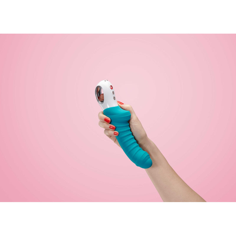 Tiger – Vibromasseur point G strié Pétrole de Fun Factory dispo chez LollyDoll
