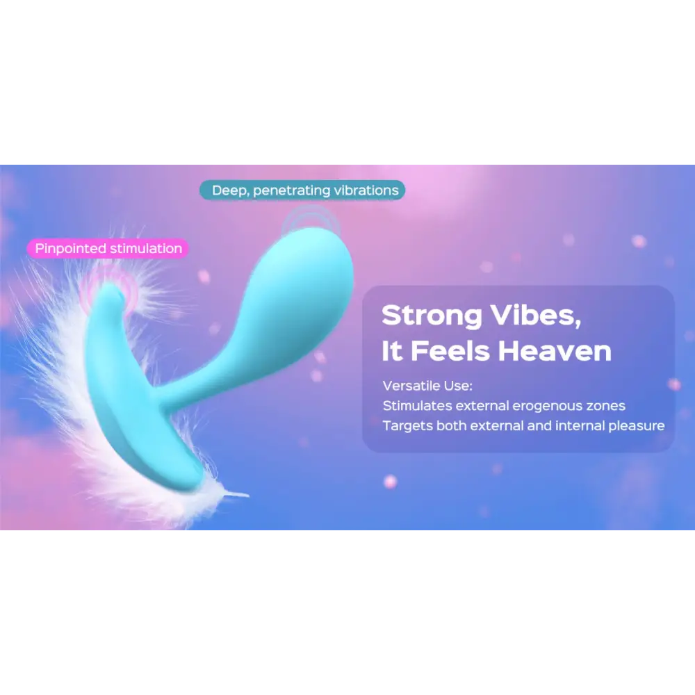 Loli Bleu - vibromasseur avec application pour le point G et le clitoris - Honey Play box - Vibromasseur disponible chez LollyDoll, pas cher
