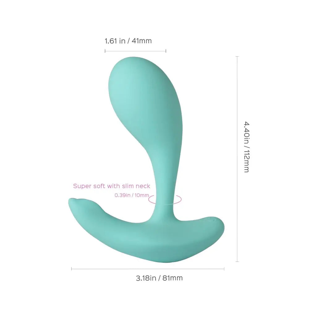 Loli Bleu - vibromasseur avec application pour le point G et le clitoris - Honey Play box - Vibromasseur disponible chez LollyDoll, pas cher