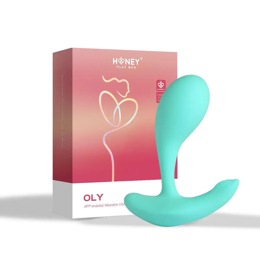 Loli Bleu - vibromasseur avec application pour le point G et le clitoris - Honey Play box - Vibromasseur disponible chez LollyDoll, pas cher