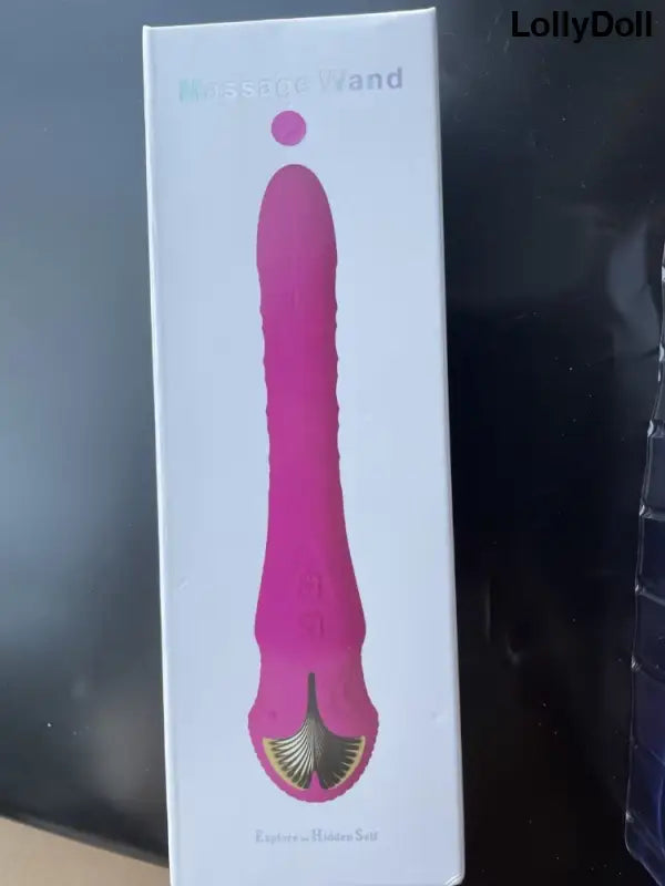 Baguette de massage rose.