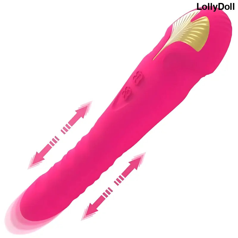 Baguette vibrante massante rose.