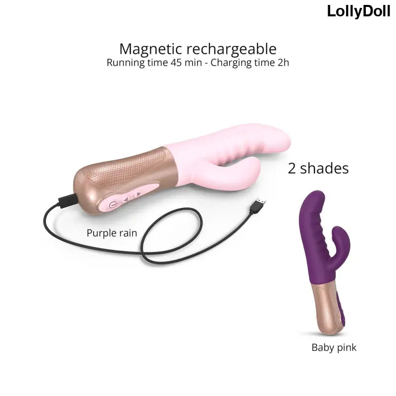 Vibromasseur Rabbit Sassy Bunny - Baby Pink - Love to Love - Sextoys disponible chez LollyDoll, pas cher