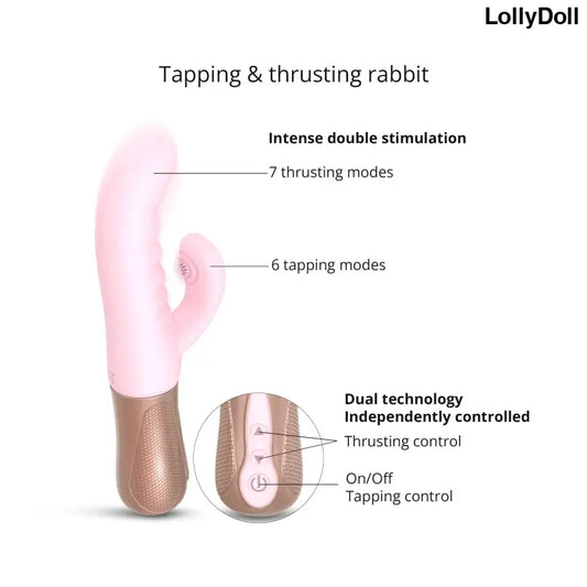 Vibromasseur Rabbit Sassy Bunny - Baby Pink - Love to Love - Sextoys disponible chez LollyDoll, pas cher