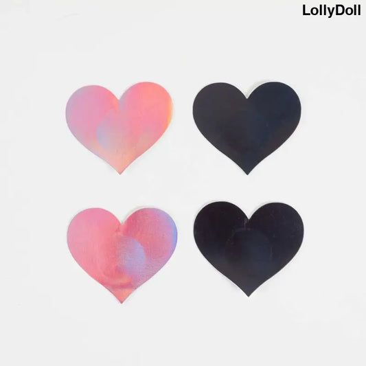 Découvrez les cache-tétons en forme de cœur 'WOW BOOBS !' pour une touche sensuelle et audacieuse. Parfaits pour compléter votre ensemble de lingerie, ces accessoires séduisants sauront mettre en valeur votre silhouette avec élégance. Disponible chez LollyDoll pour un look glamour et sexy assuré.