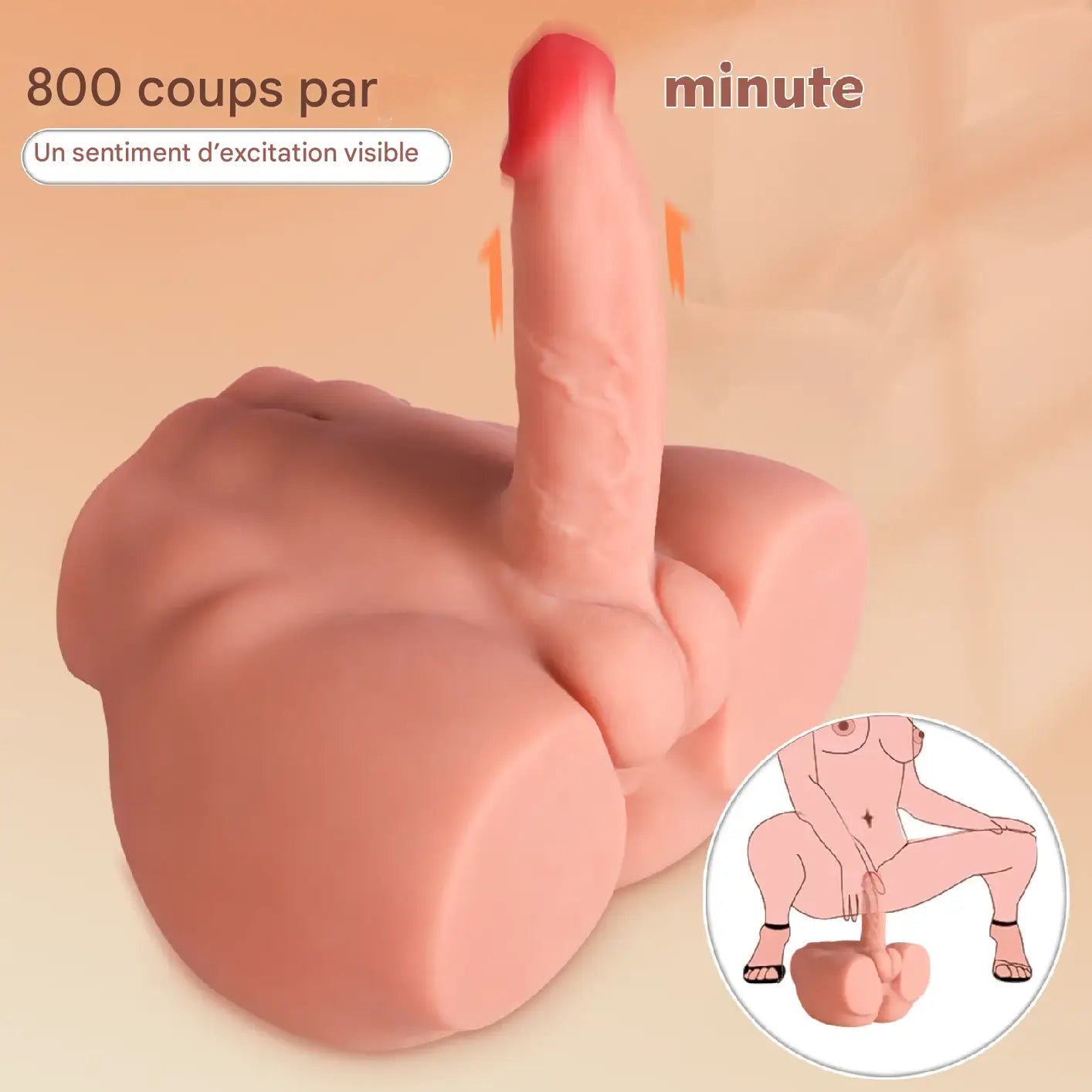 Fessiers et bustes réaliste pour femme - LollyDoll