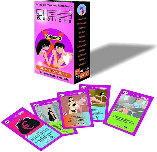 Jeu de cartes Vices et Delices 3 Saison 3