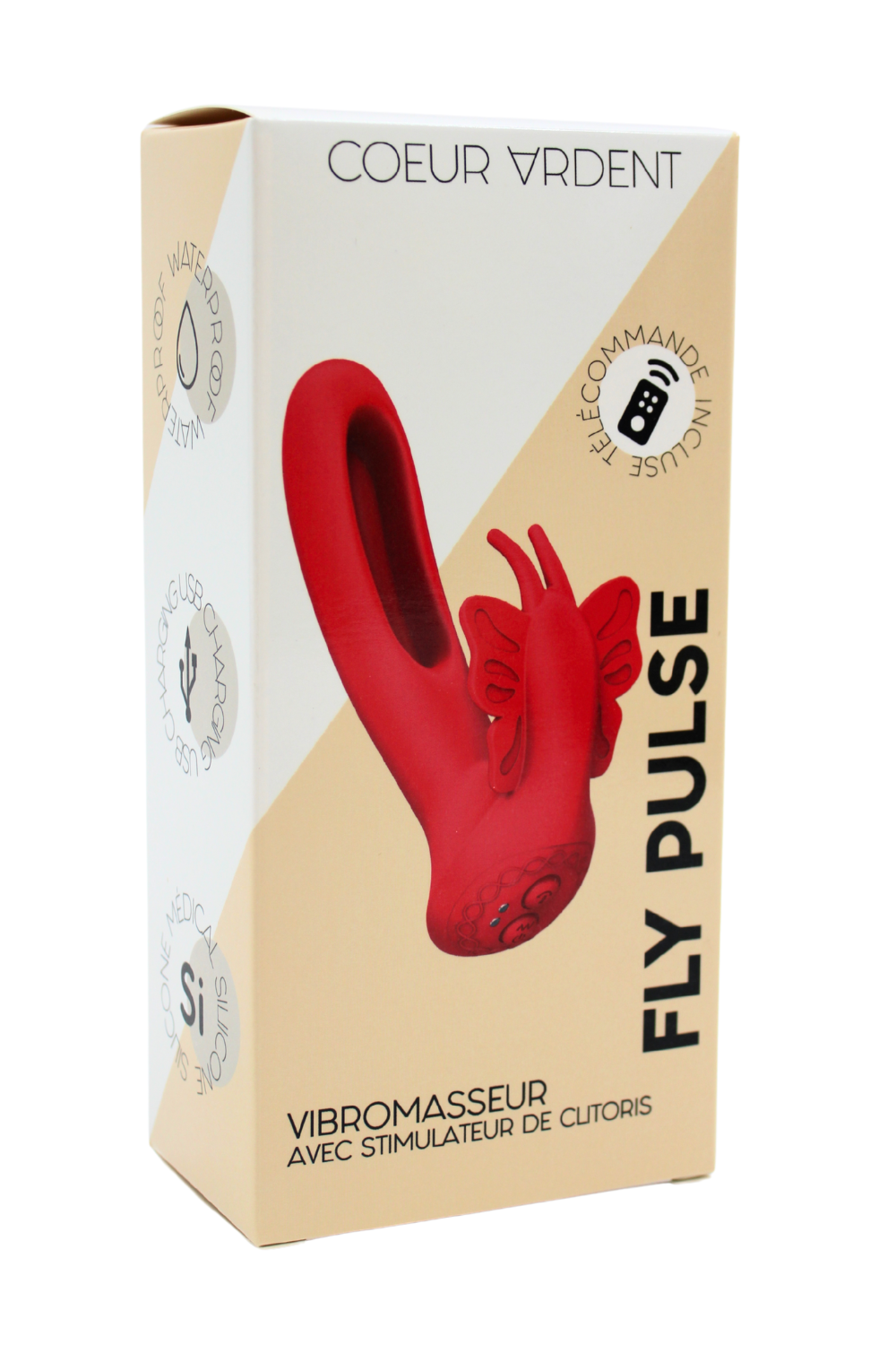 Vibromasseur FLY PULSE Papillon à Double Action Télécommandé