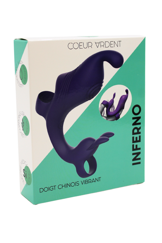 Doigt Vibrant à Double Moteur INFERNO