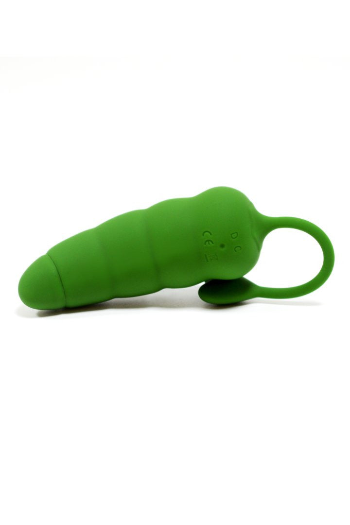 PIMENTO, Un Œuf vibrant avec télécommande, couleur et forme Piment en silicone médical