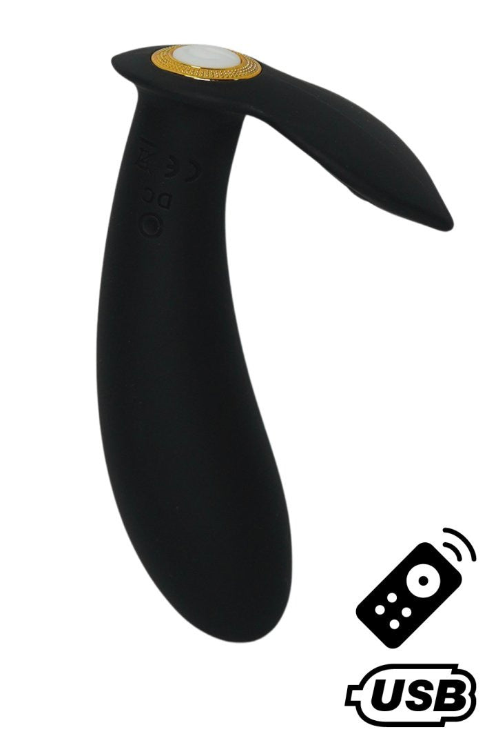 ERNEST, Mini vibromasseur avec stimulateur clitoridien USB, avec télécommande