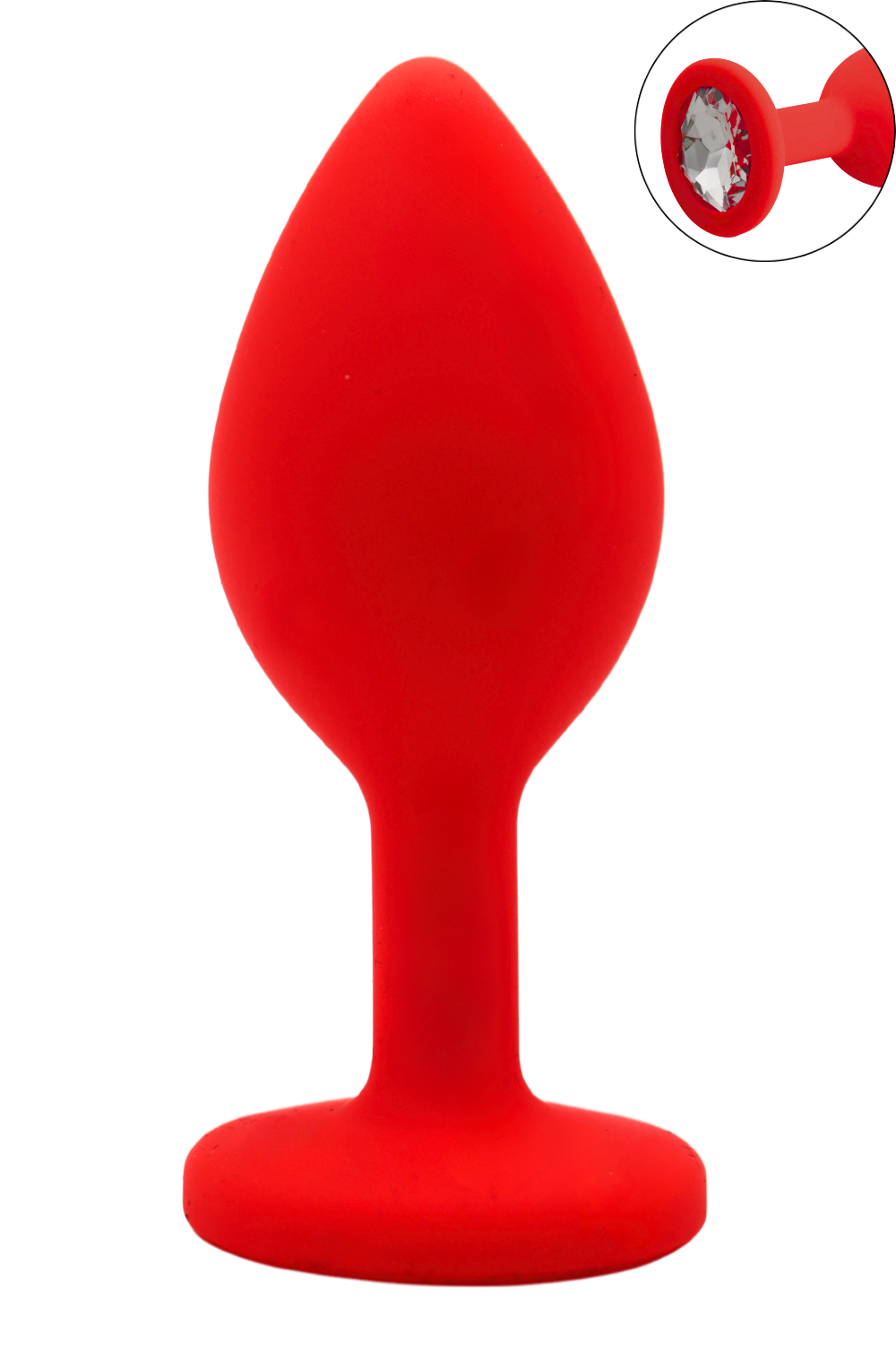 Plug rouge bijou cristal Small CHERRY