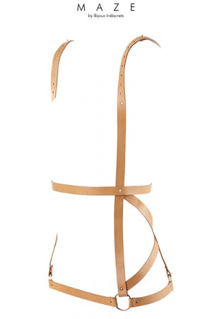 Robe harnais marron Maze