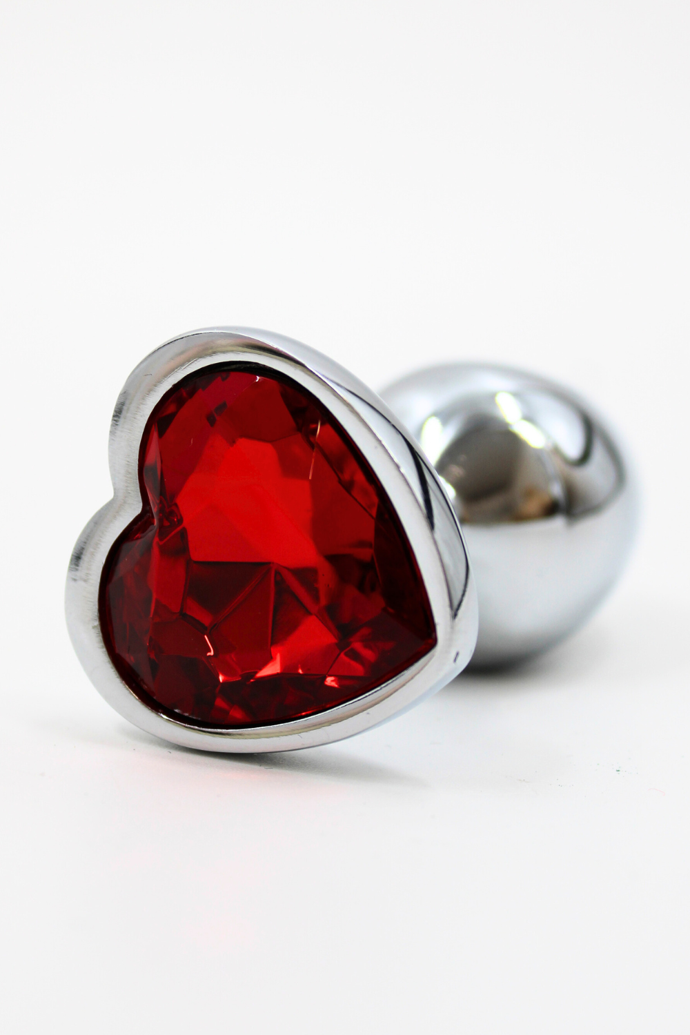 Plug bijou coeur en aluminium bijou rouge Small LOVELY