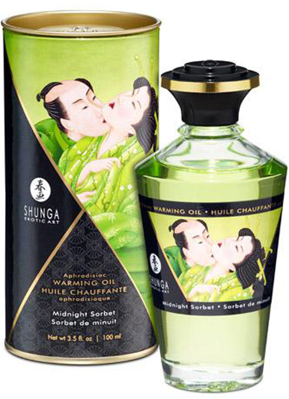 Huile chauffante aphrodisiaque Sorbet de minuit 100ml