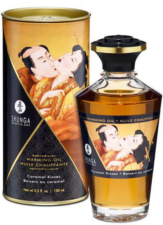 Huile chauffante aphrodisiaque Baisers caramel