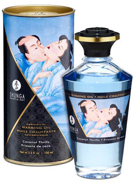 Huile chauffante aphrodisiaque Frissons de coco 100ml