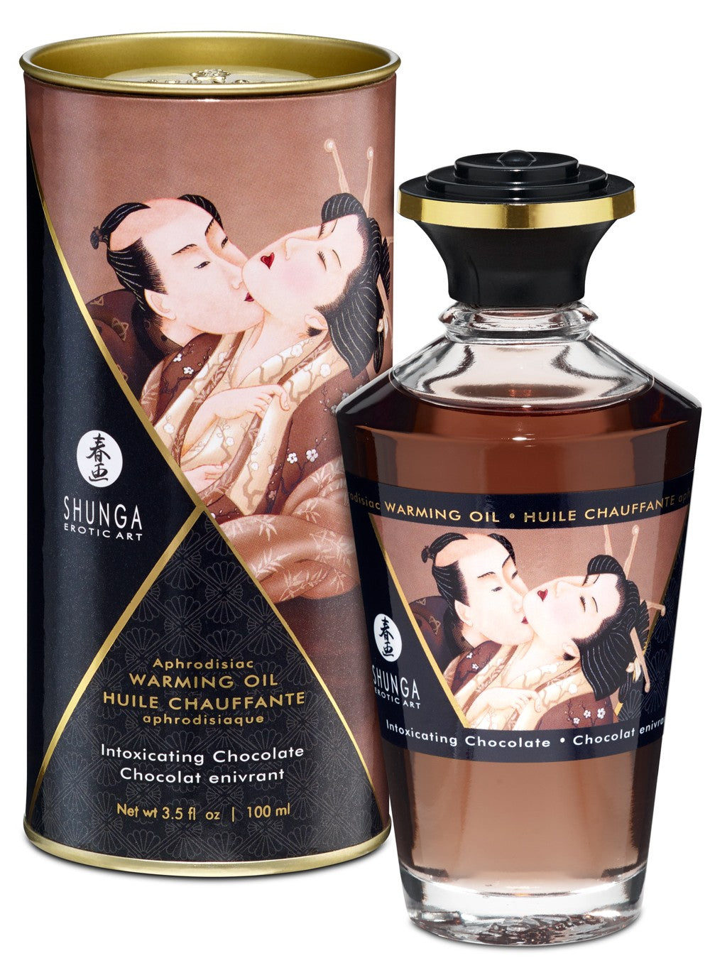 Huile chauffante aphrodisiaque Chocolat enivrant 100ml