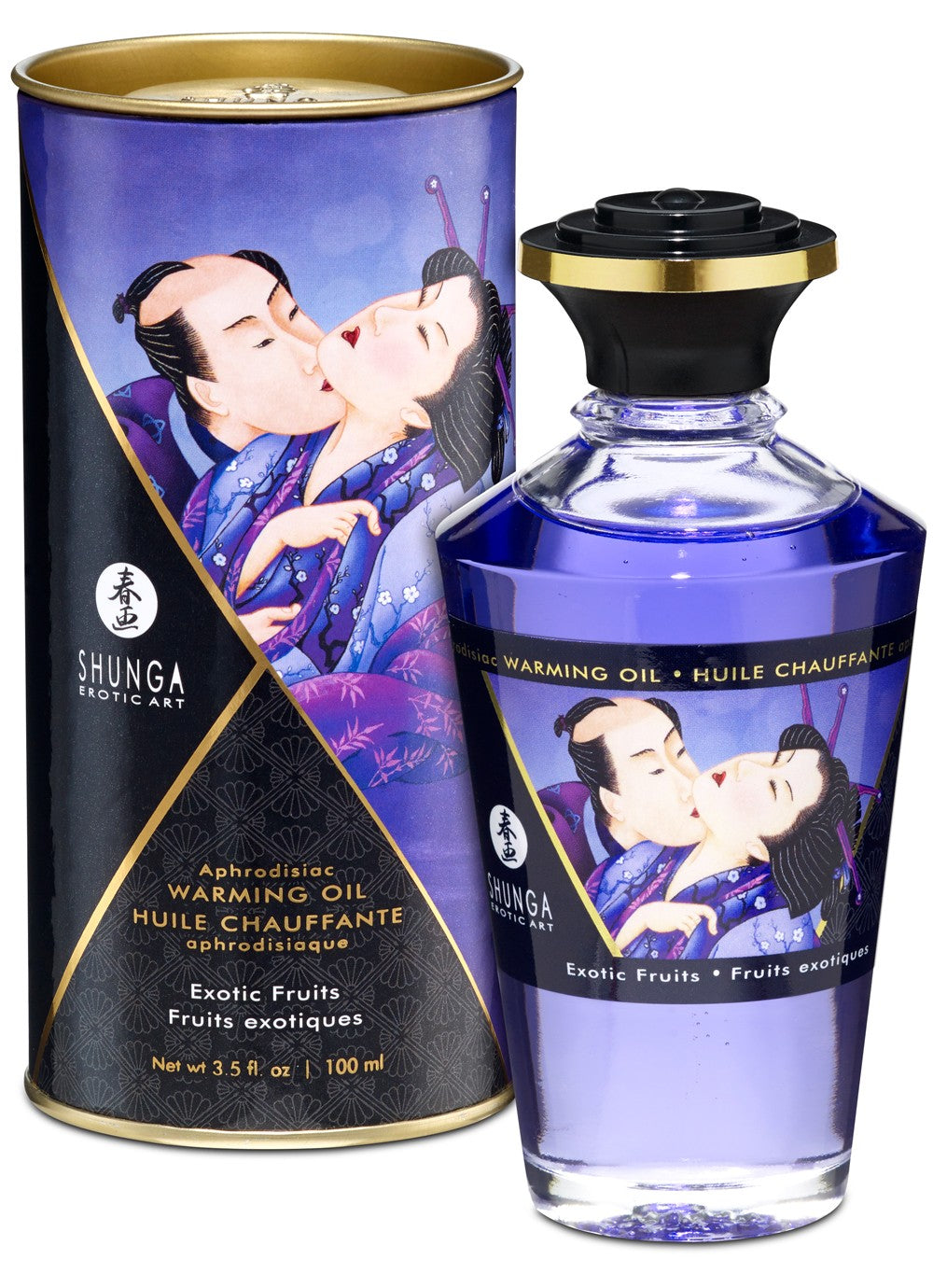 Huile chauffante aphrodisiaque Fruits exotiques 100ml