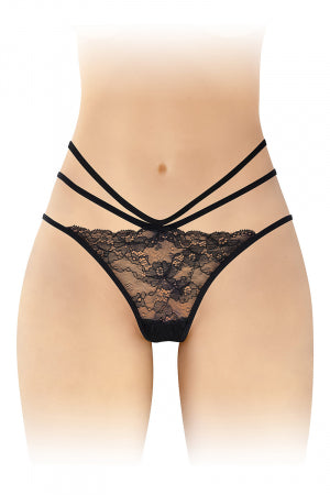 Culotte ouverte Nadia noir