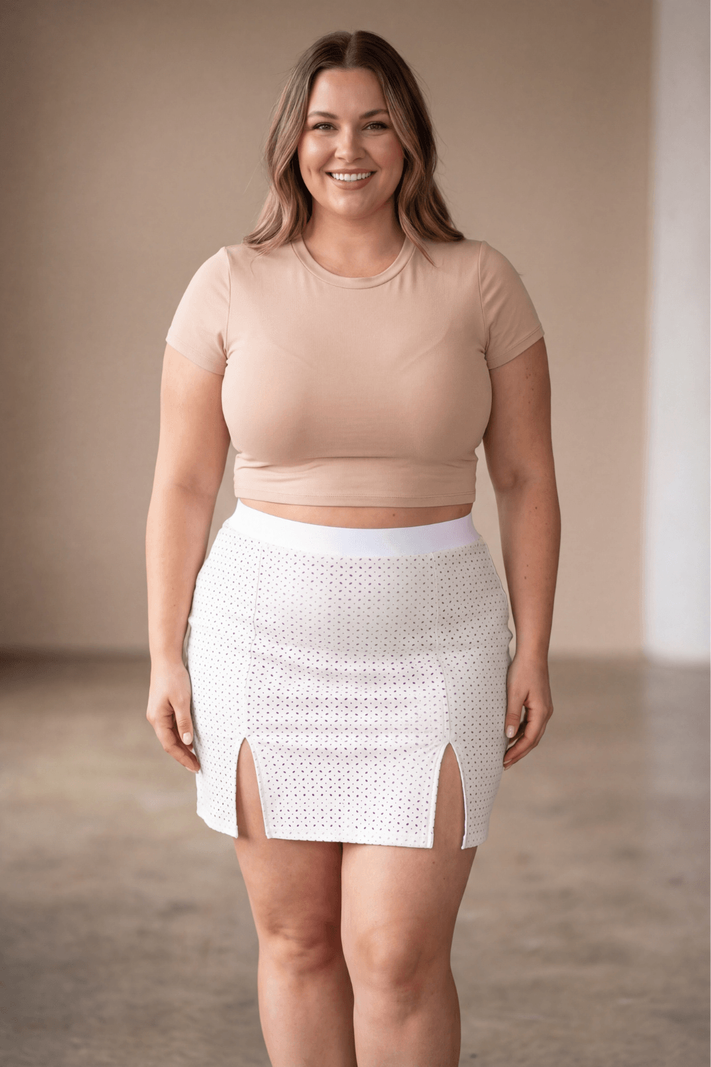 Jupe longue blanche Natacha