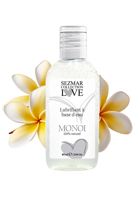 Lubrifiant à base d'eau 100% naturel Monoï 90 ml