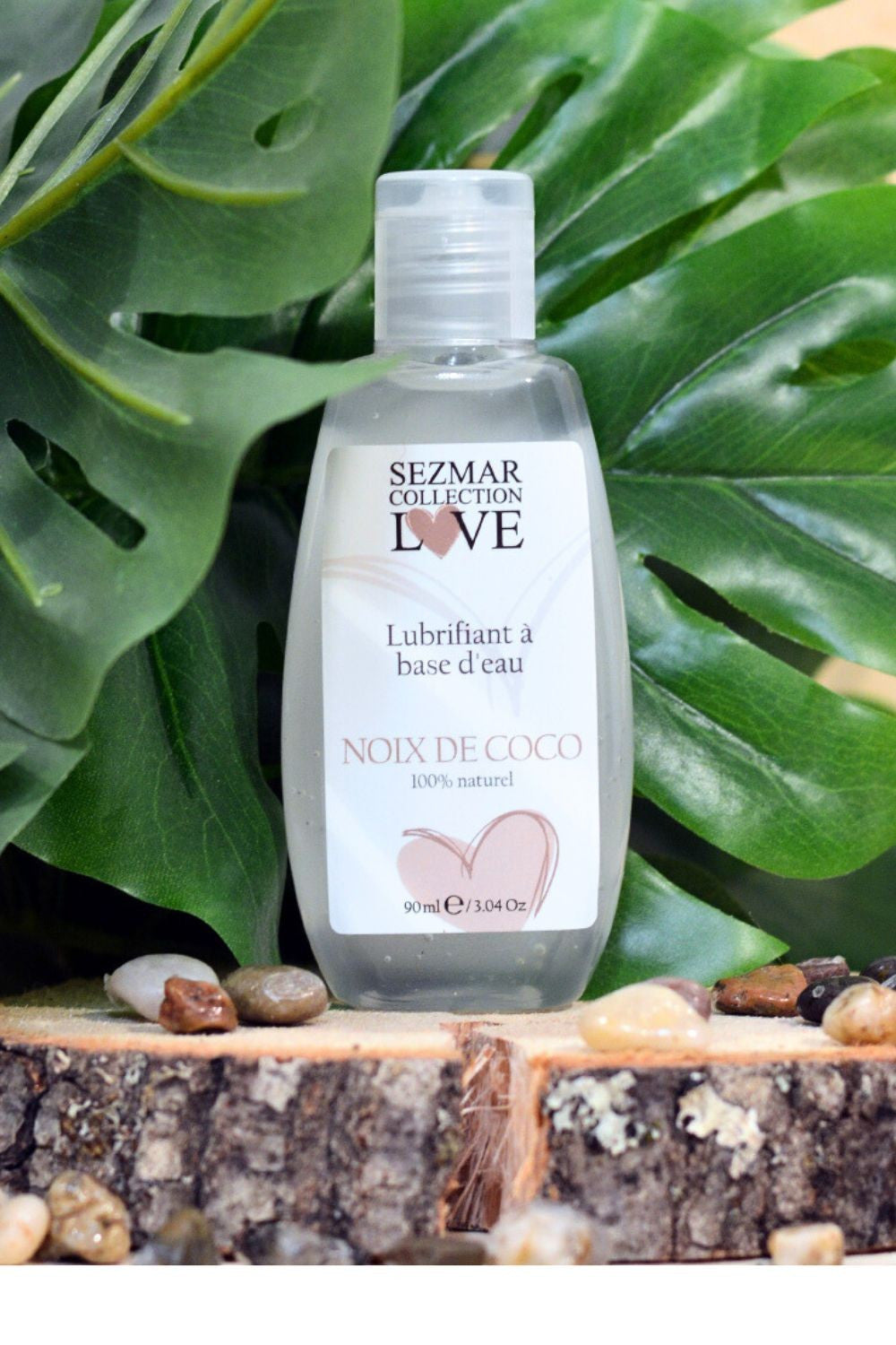 Lubrifiant à base d'eau 100% naturel Noix de Coco 90 ml