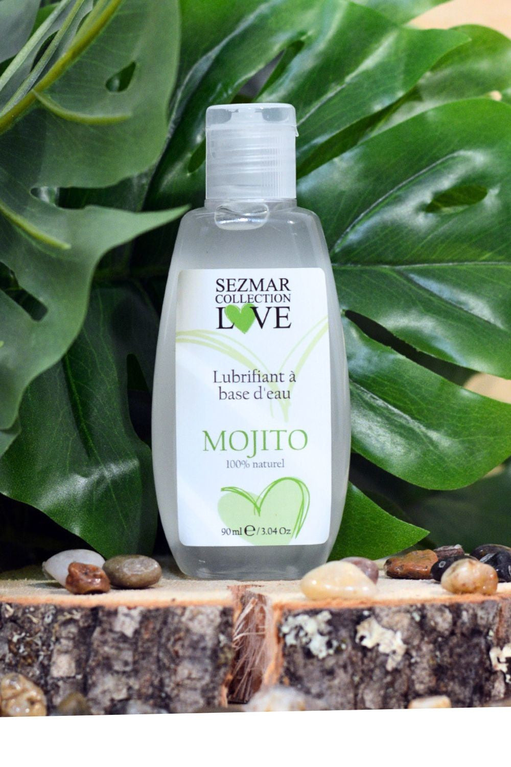 Lubrifiant à base d'eau 100% naturel Mojito 90 ml