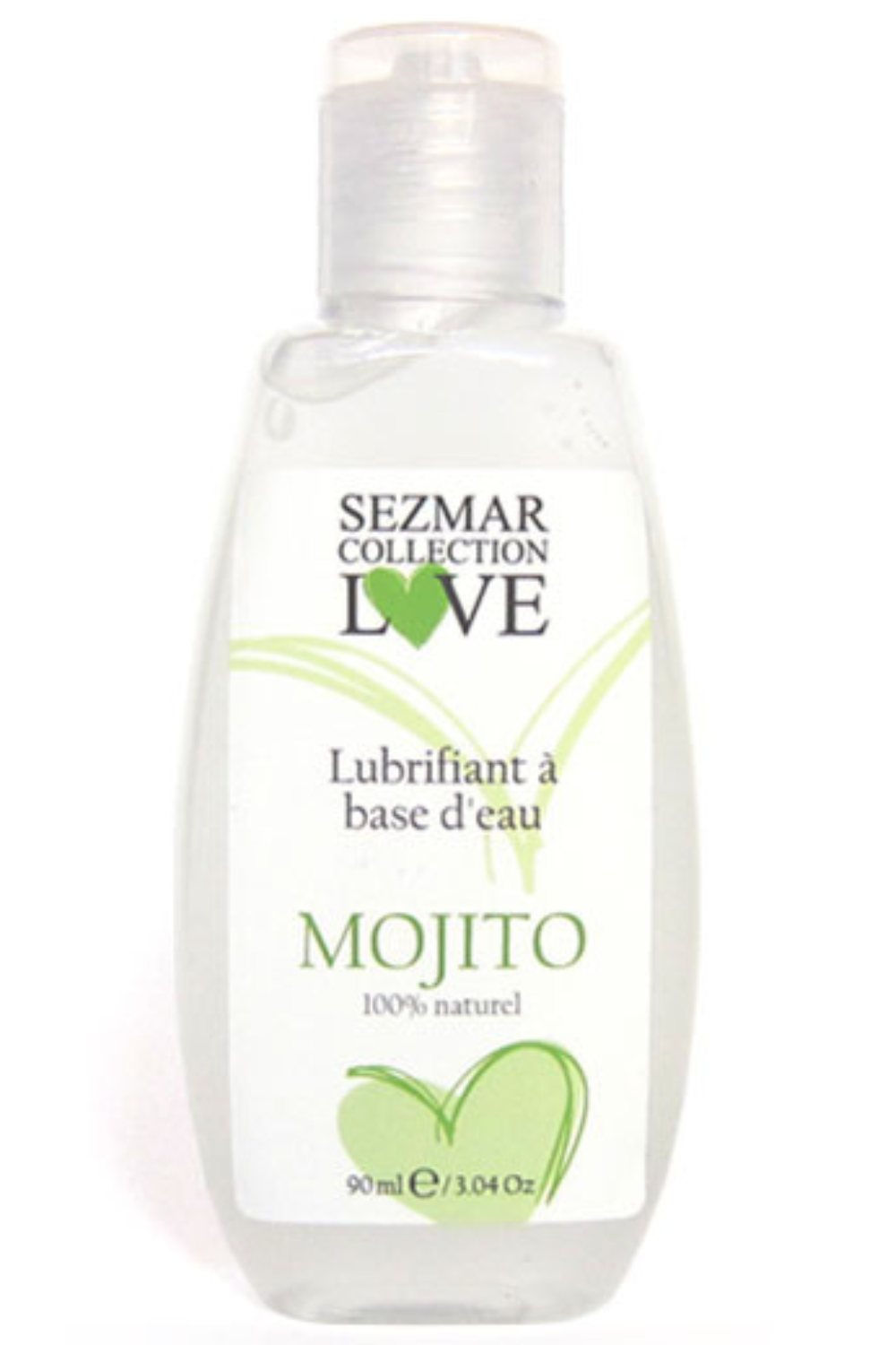 Lubrifiant à base d'eau 100% naturel Mojito 90 ml