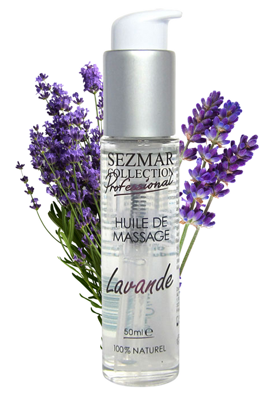 Huile de massage professionnelle Lavande 100% naturelle 50 ml