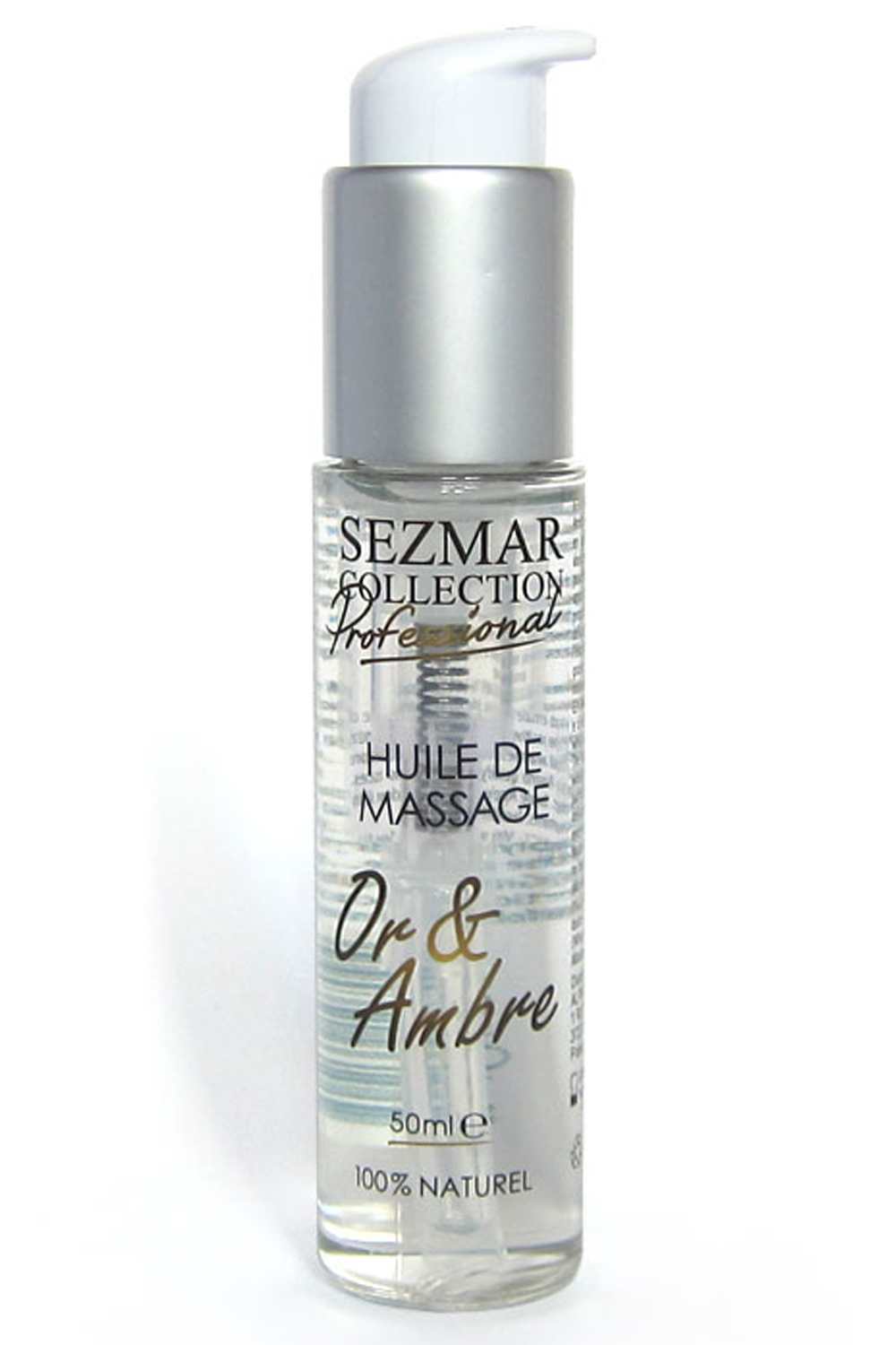 Huile de massage professionnelle Or Ambre 100% naturelle 50 ml
