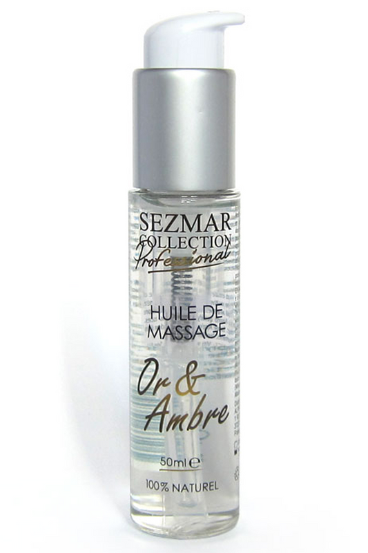 Huile de massage professionnelle Or Ambre 100% naturelle 50 ml