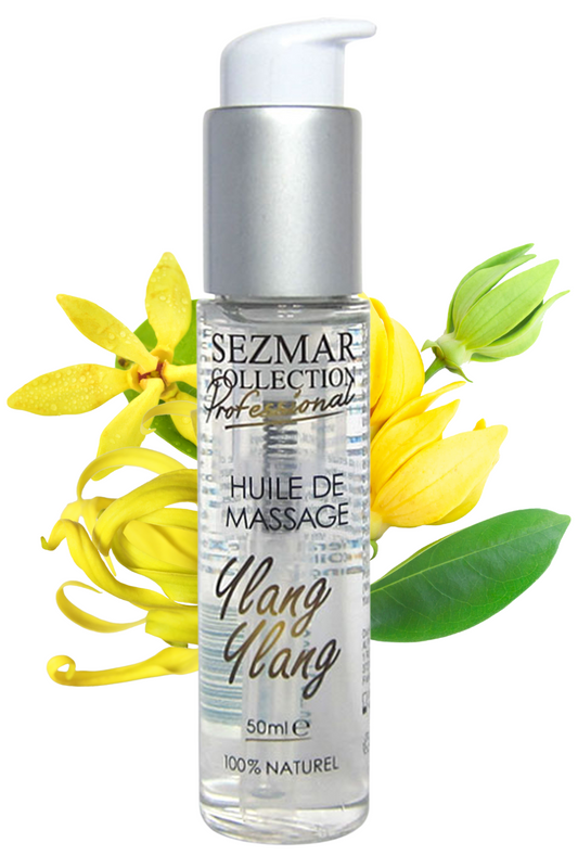 Huile de massage professionnelle Ylang Ylang 100% naturelle 50 ml