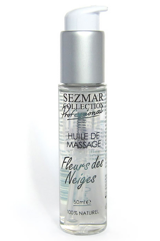 Huile de massage professionnelle Fleurs des Neiges 100% naturelle 50 ml