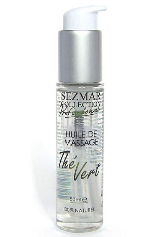 Huile de massage professionnelle Thé Vert 100% naturelle 50 ml