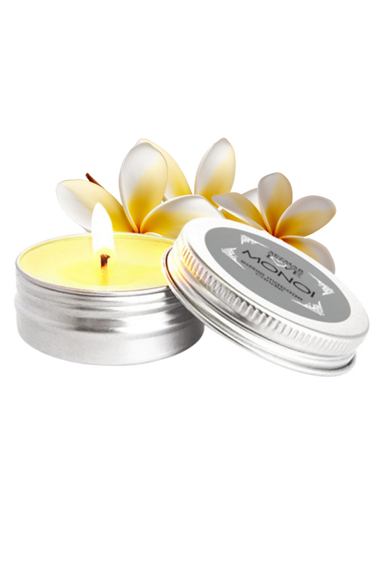 Mini Bougie de massage Monoï 30ml 100% naturelle