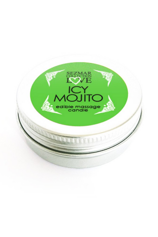 Mini Bougie de massage mojito 30ml 100% naturelle