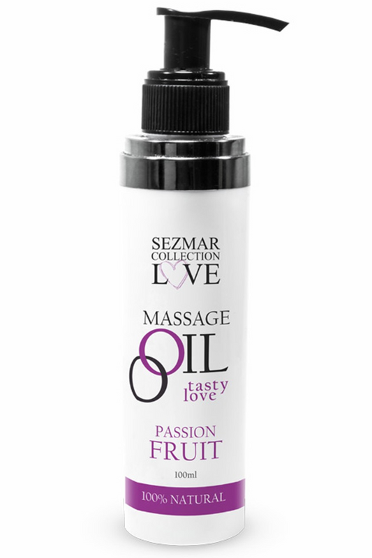 Huile de massage comestible Fruit de la passion 100ml 100% naturelle