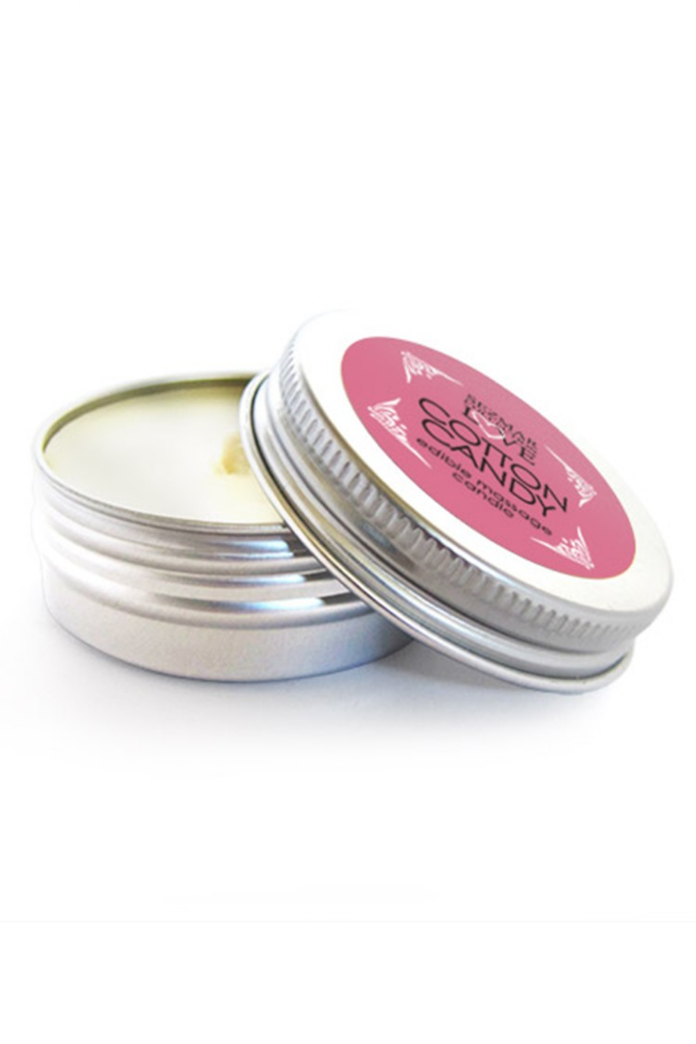 Mini Bougie de massage barbe à papa 30 ml 100% naturelle