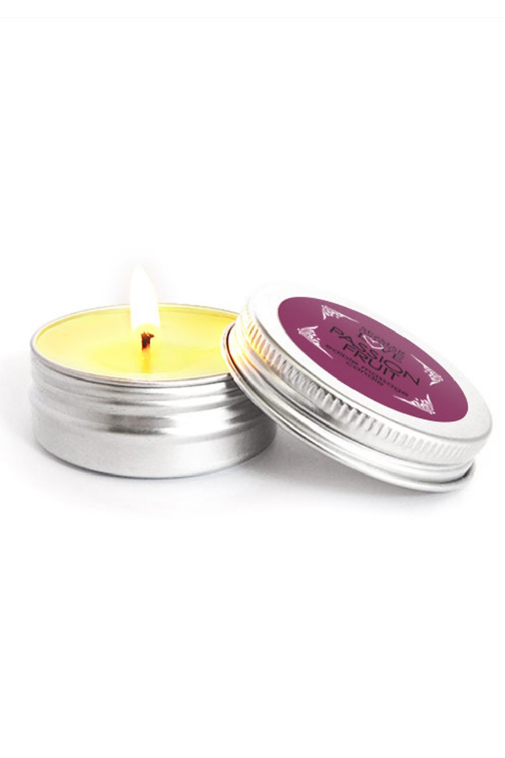 Mini Bougie de massage fruit de la passion 30ml 100% naturelle