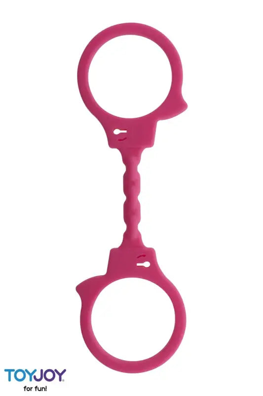 Menottes roses en forme de jouets.